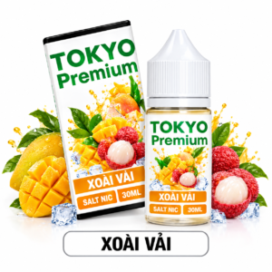 Tinh Dầu Tokyo Premium Hương Xoài Vải 58mg – 30ml Chính Hãng
