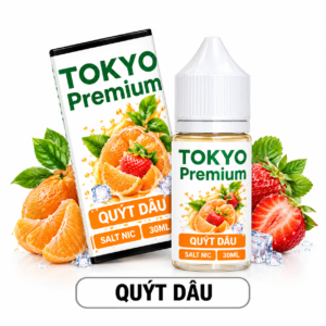 Tinh Dầu Tokyo Premium Hương Quýt Dâu 58mg – 30ml Chính Hãng