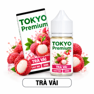 Tinh Dầu Tokyo Premium Hương Trà Vải 58mg – 30ml Chính Hãng