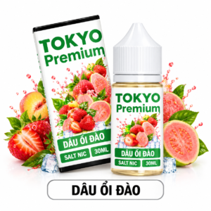 Tinh Dầu Tokyo Premium Hương Dâu Ổi Đào 58mg – 30ml Chính Hãng